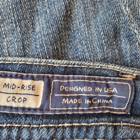 Miss Me Jeans mid-rise crop distressed sequence A25 - Picture 4 of 12